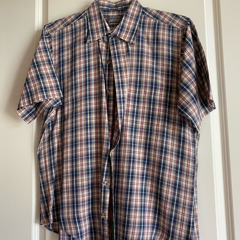 Lord& Taylor Men’s shirt sleeve button down shirt